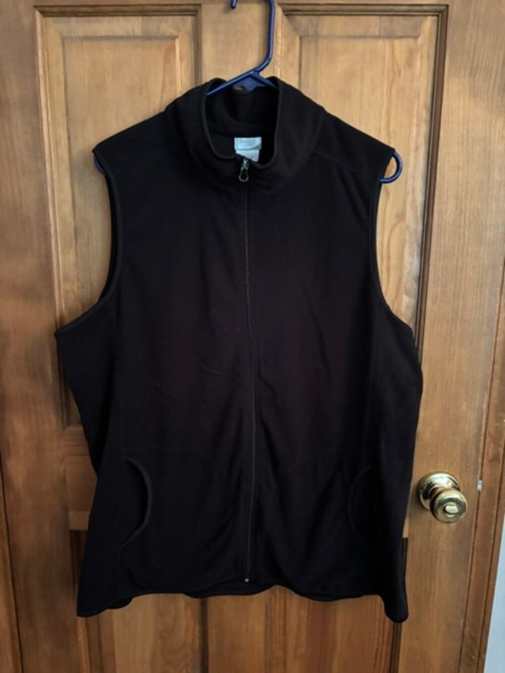 Women’s Karen Scott Gray Zipper Vest Size 2X